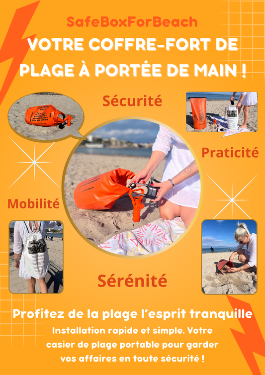 Le Safeboxforbeach : Présentation complète de votre coffre-fort de plage innovant