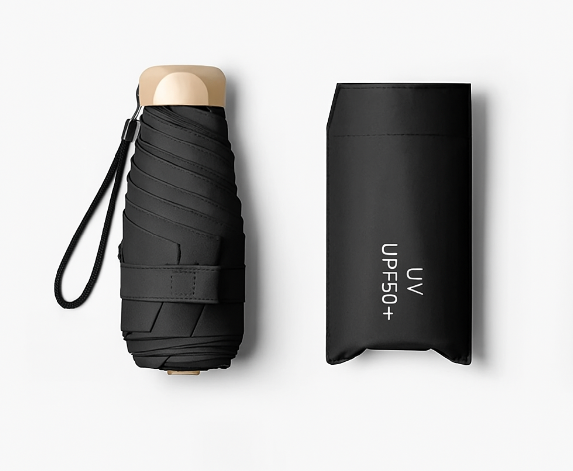 ⛱️ Mini Parasol Anti-UV Format Poche – Été comme Pluie