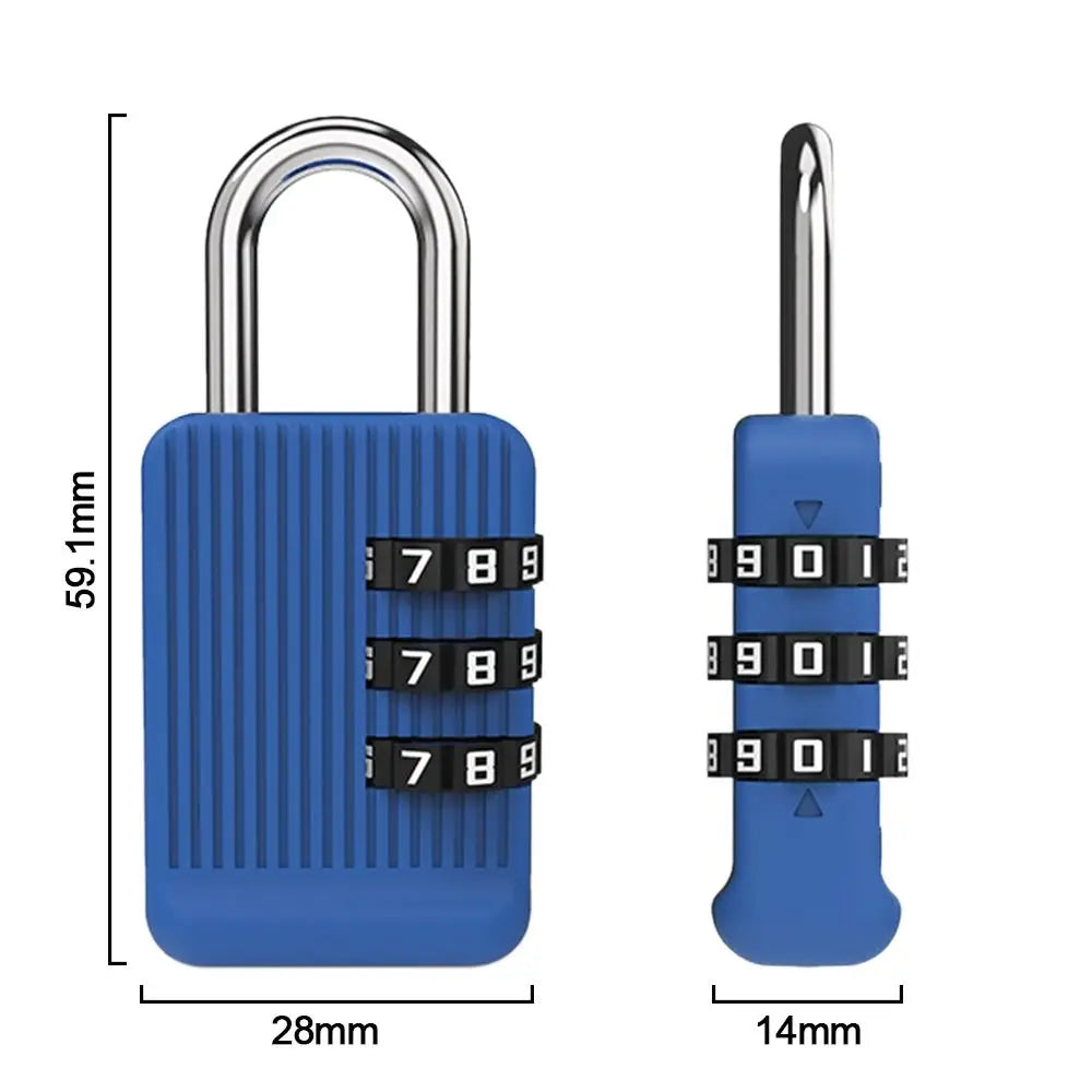Cadenas à Code 3 Chiffres - Sécurisez Valises, Coffres et Espaces de Stockage