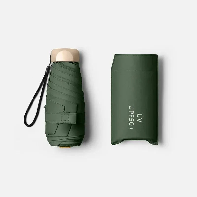 ⛱️ Mini Parasol Anti-UV Format Poche – Été comme Pluie