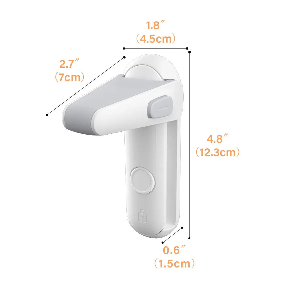 Serrures de Sécurité pour Porte - Verrou pour Enfants et Animaux avec Installation Adhésive 3M