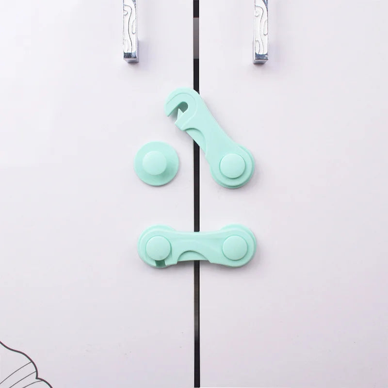 Verrou de Sécurité Multifonction pour Placard et Tiroir – Protection Bébé Anti-pincement (Facile à Installer)