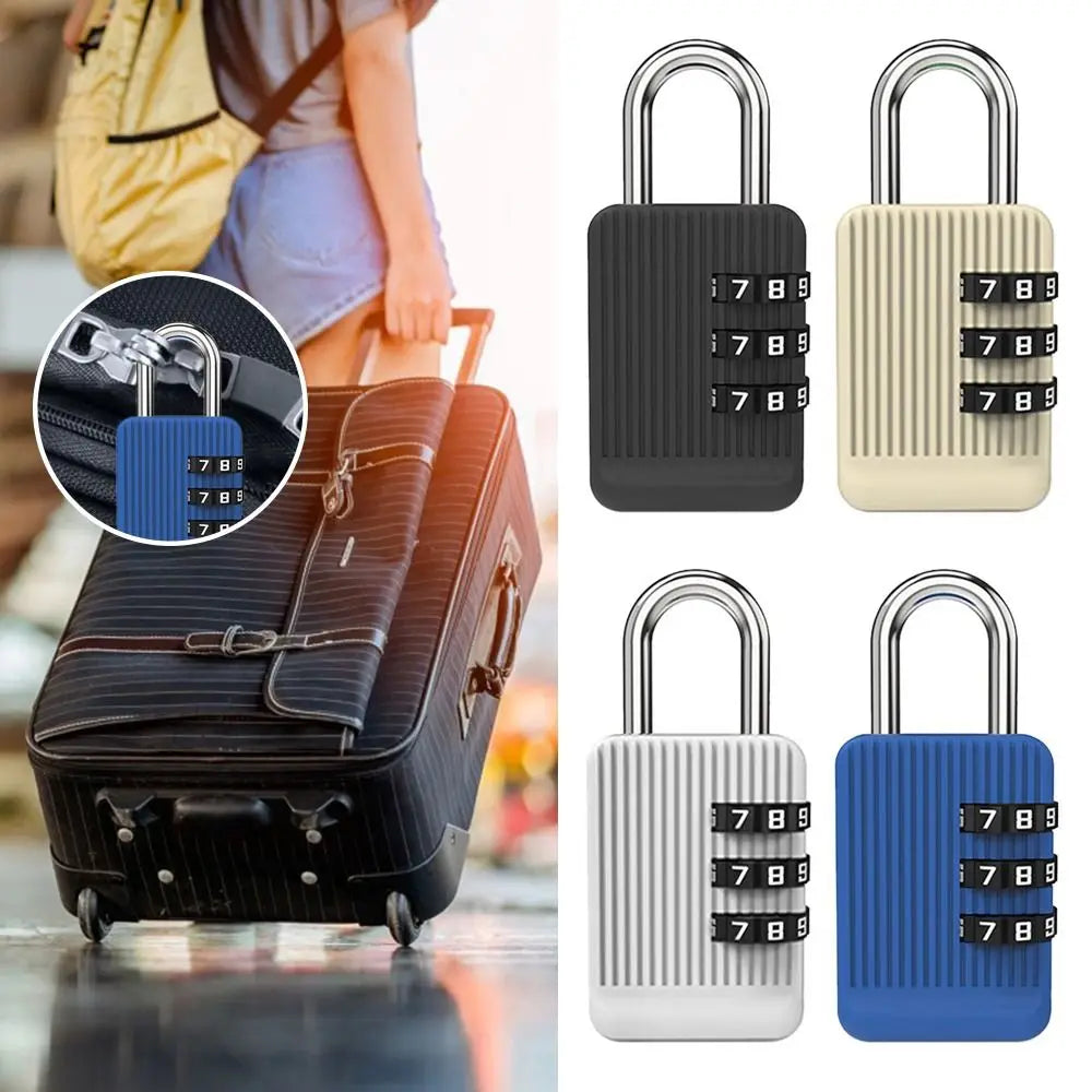 Cadenas à Code 3 Chiffres - Sécurisez Valises, Coffres et Espaces de Stockage
