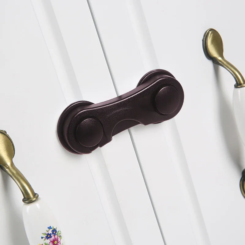 Verrou de Sécurité Multifonction pour Placard et Tiroir – Protection Bébé Anti-pincement (Facile à Installer)