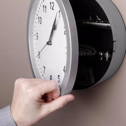 Coffre-Fort Caché Horloge Murale – Boîte Secrète de Sécurité pour Argent, Bijoux, Objets de Valeur – Idéal Maison & Bureau