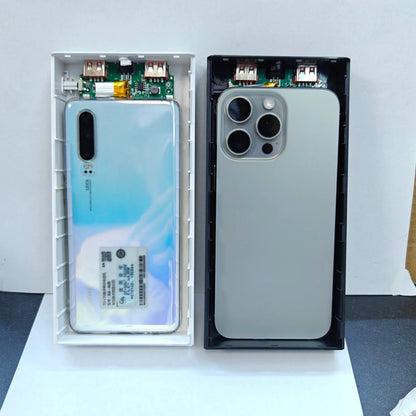 Batterie externe factice – Cachette secrète pour téléphone et argent