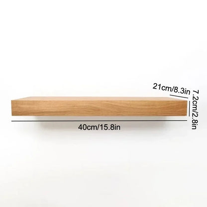 Étagère murale avec rangement secret en bois – déco et sécurité