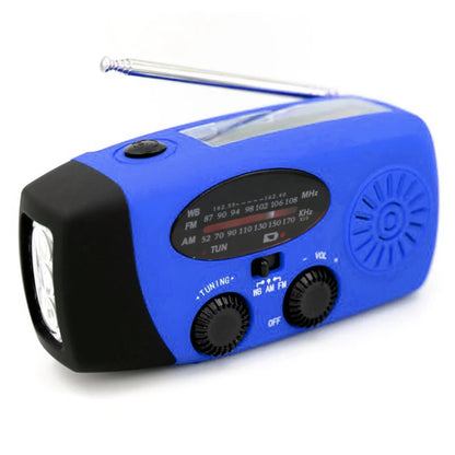 Radio solaire d’urgence 10000mAh SOS, lampe torche & chargeur USB