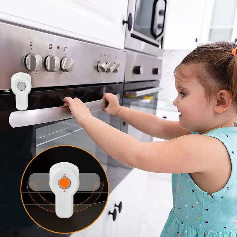 Verrou de sécurité bébé – Protection tiroirs, four, placards (1 pièce)