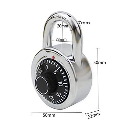 Cadenas à Code 3 Chiffres - Sécurisé et Résistant pour Valises et Casiers