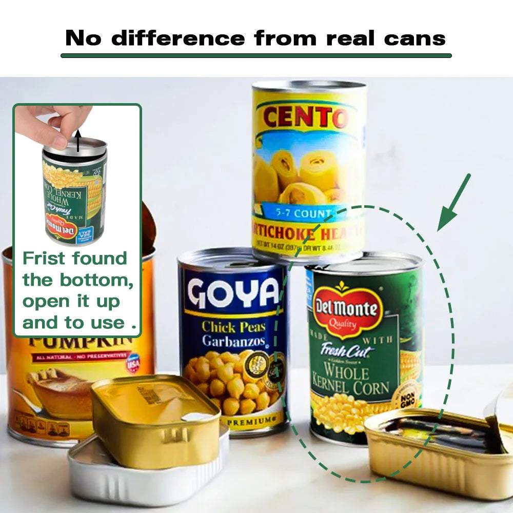 Boîte cachette secrète façon conserve – cachette cuisine discrète