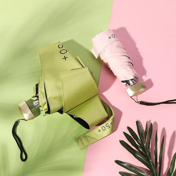 ⛱️ Mini Parasol Anti-UV Format Poche – Été comme Pluie