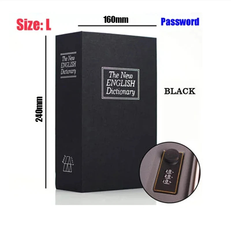 Coffre-Fort à Code Mini – Cachette Sécurisée Forme de Livre