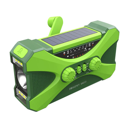 Radio solaire d’urgence 10000mAh SOS, lampe torche & chargeur USB