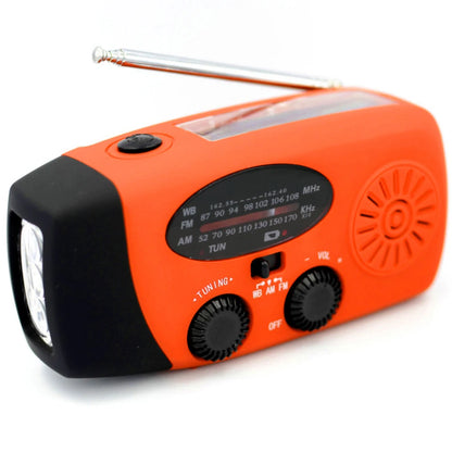 Radio solaire d’urgence 10000mAh SOS, lampe torche & chargeur USB