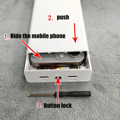 Batterie externe factice – Cachette secrète pour téléphone et argent