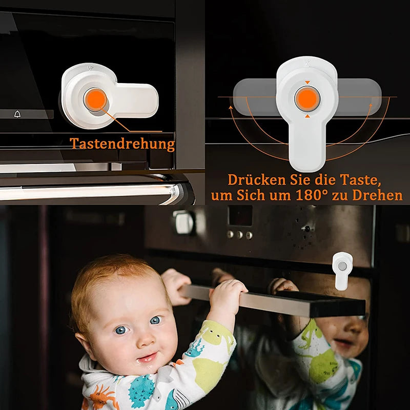 Verrou de sécurité bébé – Protection tiroirs, four, placards (1 pièce)