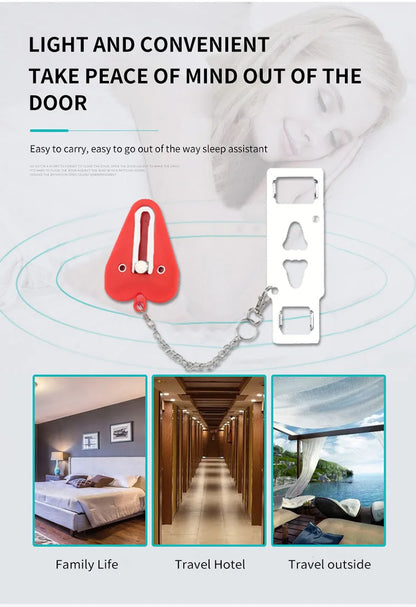 Verrou de Porte Portable – Sécurité Anti-Vole pour Maison et Hôtel