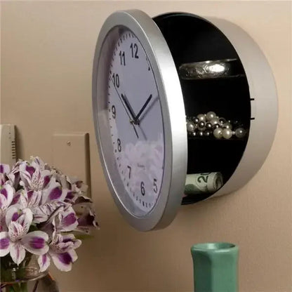 Coffre-Fort Caché Horloge Murale – Boîte Secrète de Sécurité pour Argent, Bijoux, Objets de Valeur – Idéal Maison & Bureau