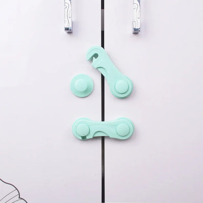 Verrou de Sécurité Multifonction pour Placard et Tiroir – Protection Bébé Anti-pincement (Facile à Installer)