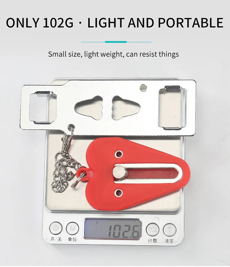 Verrou de Porte Portable – Sécurité Anti-Vole pour Maison et Hôtel