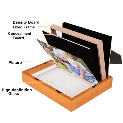 Cadre photo cachette – Compartiment secret pour bijoux & argent