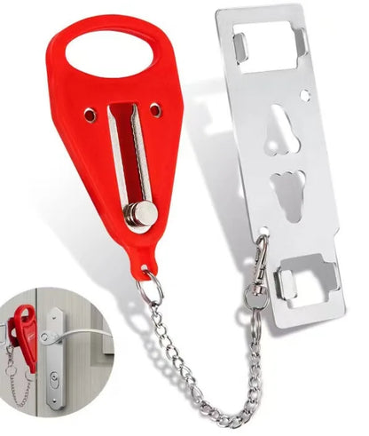 Verrou de Porte Portable – Sécurité Anti-Vole pour Maison et Hôtel