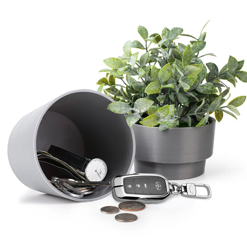 Pot de fleur cachette – Boîte secrète pour argent, clés, bijoux