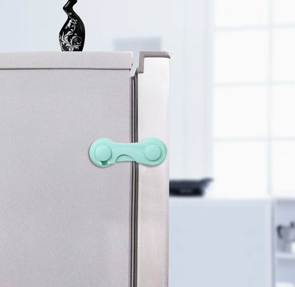 Verrou de Sécurité Multifonction pour Placard et Tiroir – Protection Bébé Anti-pincement (Facile à Installer)