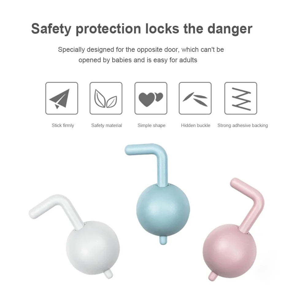 Verrou Bébé Anti-Pincement – Sécurité Tiroirs & Placards